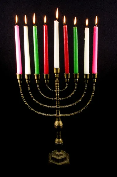 犹太节日光明节 — 图库照片