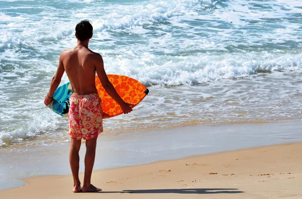 Sea Sport - Skimboarding — Stock Photo, Image