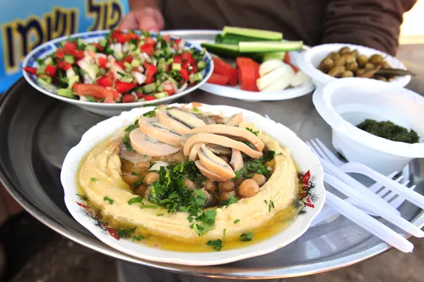 Alimentation et cuisine - Hummus — Photo