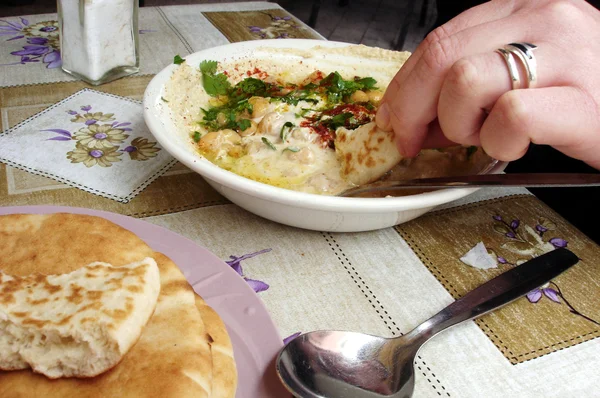 Mâncare și bucătărie Hummus — Fotografie, imagine de stoc