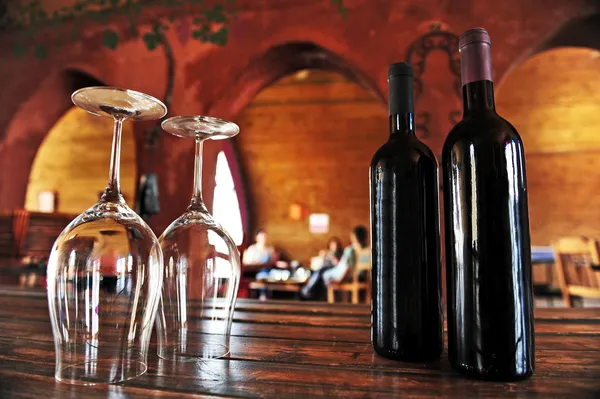 Élelmiszer- és konyha - bor és a szőlő — Stock Fotó