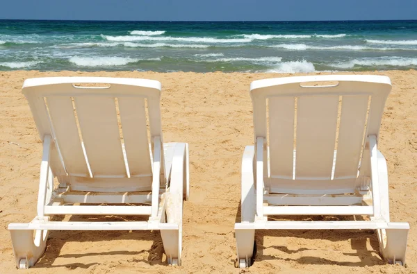Καρέκλα παραλίας — Φωτογραφία Αρχείου