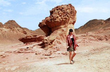 İsrail - Timna Park ve Kral Süleyman'ın madenlerini fotoğraflarını seyahat