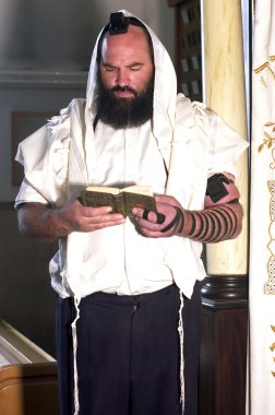 Jewish Man Praying clipart