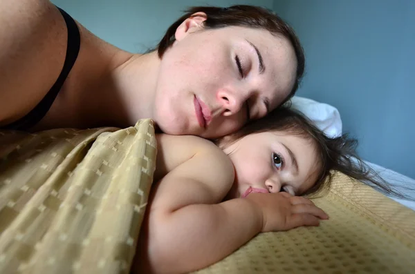Mamma och baby relation — Stock fotografie