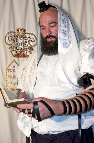 Židovský muž se modlí — Stock fotografie