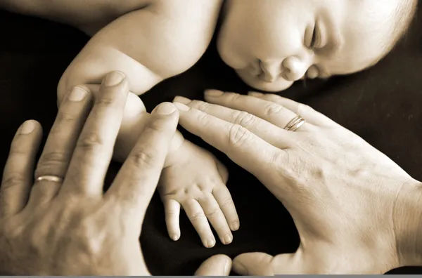 Concept Foto - Zwangerschap Baby en ouderschap — Stockfoto