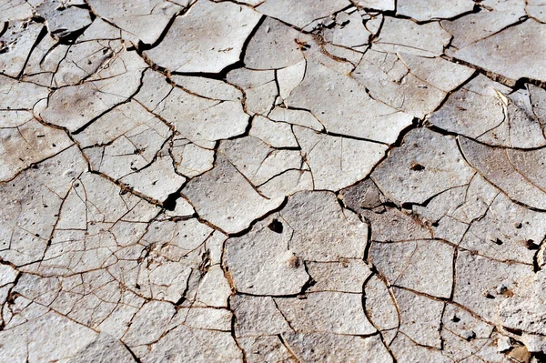 Torra spruckna jordens textur - torka — Stockfoto