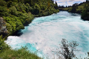 Huka Falls New Zealand clipart