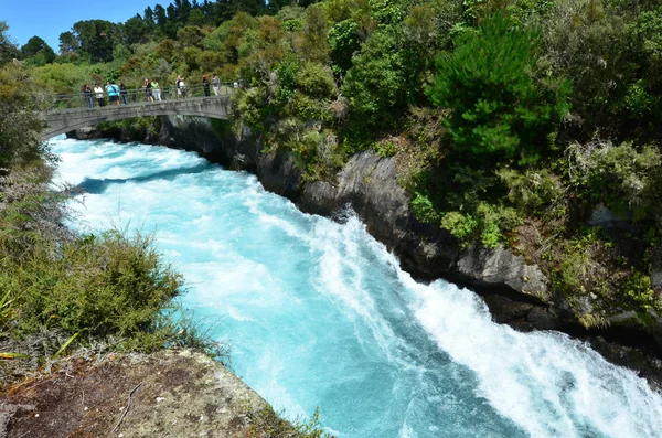 Huka Falls Új-Zéland — Stock Fotó
