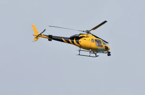Helicóptero notícias — Fotografia de Stock