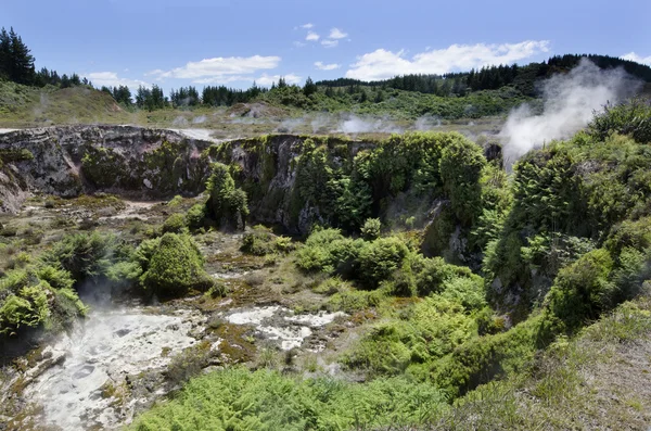 Craters of the Moon, Lake Taupo, New Zealand — Stock Photo, Image