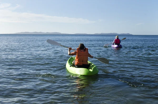 Sea Sport - Canoe and Kayaks — Stock Photo, Image