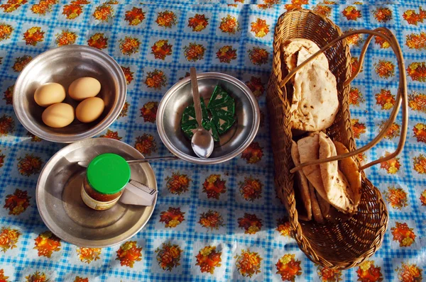 Egyptische ontbijt — Stockfoto
