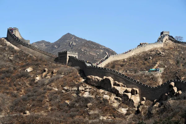 Pechino-Grande Muraglia Cinese — Foto Stock