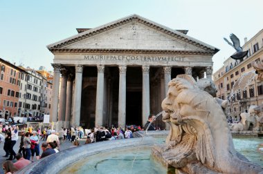 Pantheon in Rome, Italy clipart