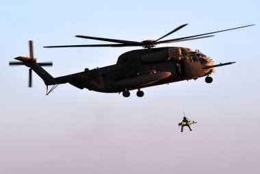 askeri helikopter kurtarma