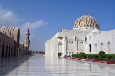 Sultan Qaboos Mosque Oman clipart