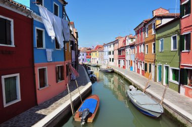 Colorful Burano, Italy clipart