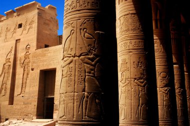Temple of Philae, Egypt clipart