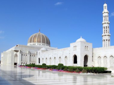 Al Qubrah Mosque in Muscat Oman clipart