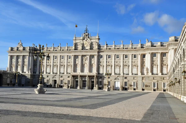 Palácio Real Espanhol (Palácio Real) em Madrid Espanha — Fotografia de Stock
