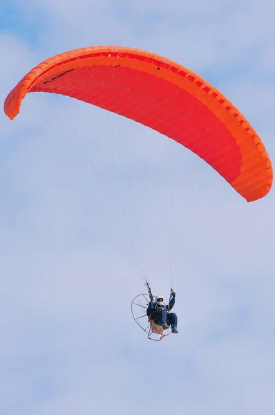 Motor paraglider — Stockfoto