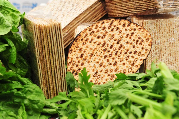 Matza for Passover — Stock Photo, Image