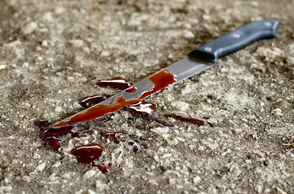 Nůž násilí — Stock fotografie