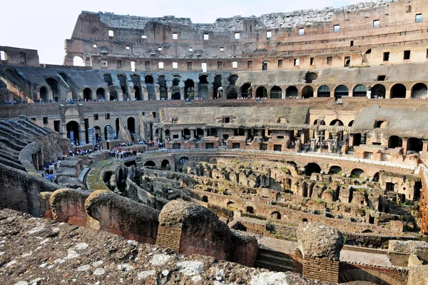 Starożytnego rzymskiego Koloseum w Rzymie, Włochy — Zdjęcie stockowe