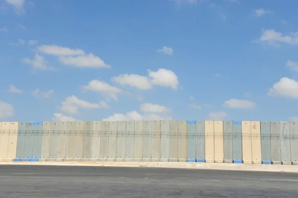 Scheiding muur gaza Israël — Stockfoto