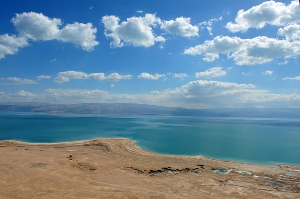 Uitzicht op Dode Zee Israël — Stockfoto