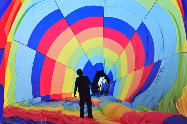 Színes hőlégballon — Stock Fotó