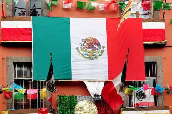 Mexico-stad vlaggen — Stockfoto