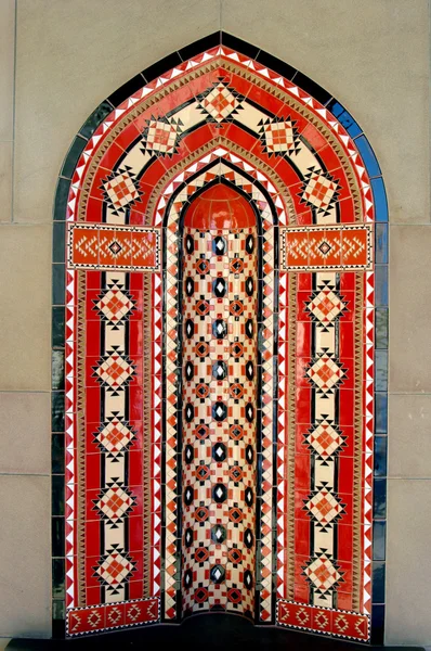 苏丹卡布斯清真寺阿曼 — 图库照片