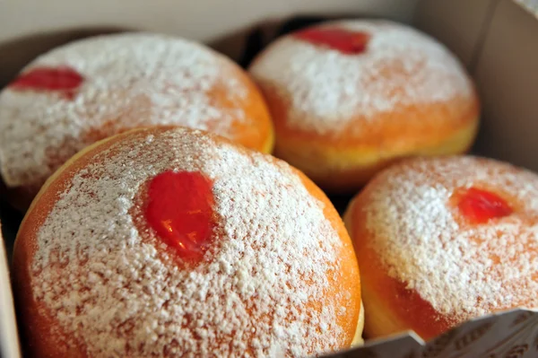 Donuts voor Chanoeka — Stockfoto