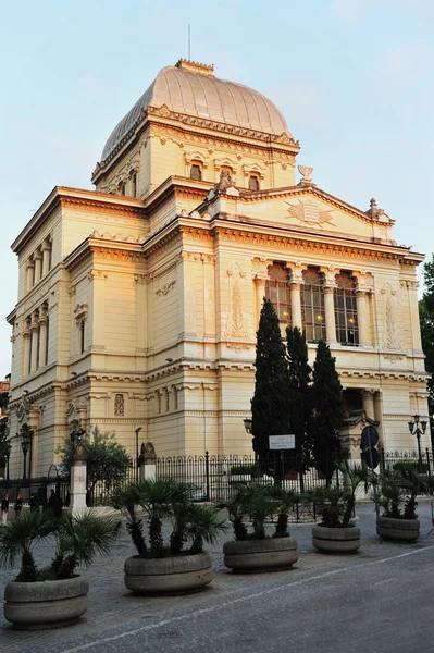 Еврейская синагога в Риме, Италия — стоковое фото