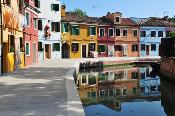 Kolorowe burano, Włochy — Zdjęcie stockowe