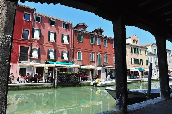 Farbenfrohe Murano, Italien — Stockfoto
