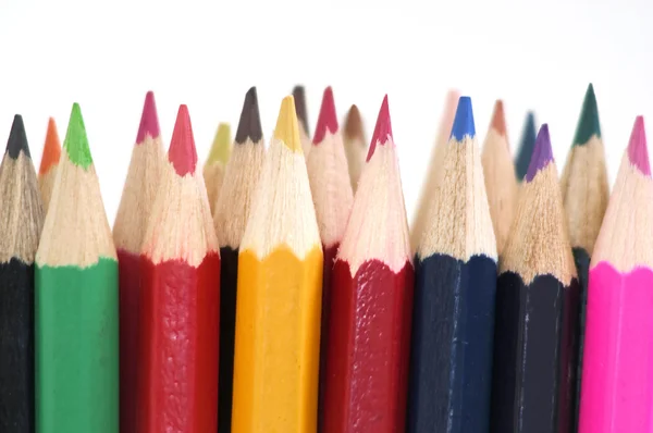 Kleuren in potloden — Stockfoto