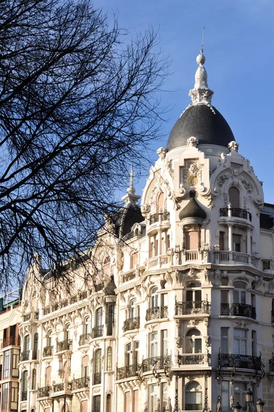 Architecture of Madrid City, Spain Royalty Free Stock Photos