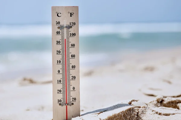 Onda di calore alte temperature — Foto Stock