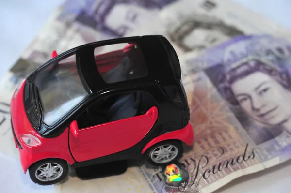 Concept Photo - Car Money Expenses — Stock Photo, Image