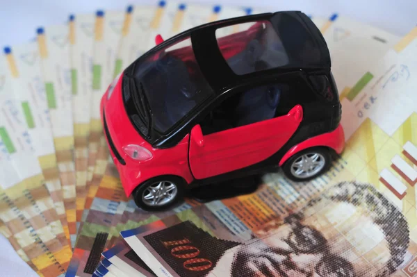 Concept Photo - Car Money Expenses — Stock Photo, Image
