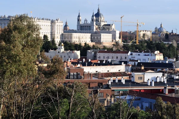 Вид на Мадрид, Испания — стоковое фото