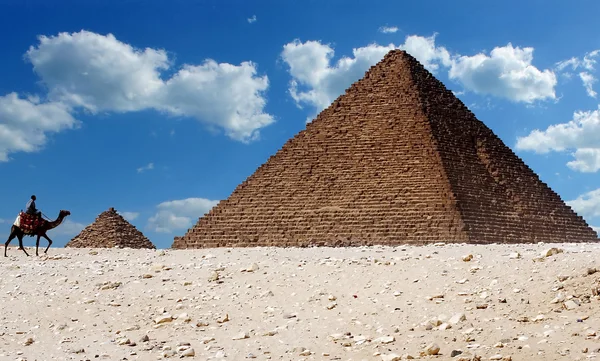 Pirâmides de giza, egito — Fotografia de Stock
