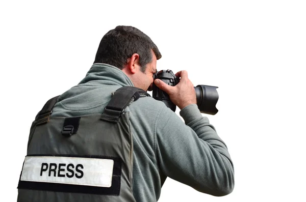 Professional Photojournalist — Stock Photo, Image