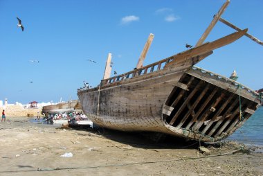 The Fishing Village of Sur in Oman clipart