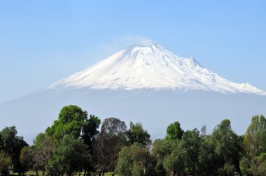 Popocatepetl volcano mountain clipart