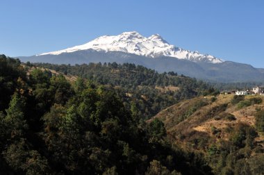 Iztaccíhuatl Volcano mountain clipart